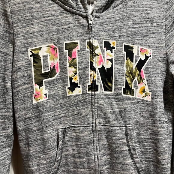 Pink VS sweatshirt with hoodie - Picture 12 of 12